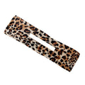 Knotted Wire Hair Band Headband, Print Twist Bun Maker - Coffee 03