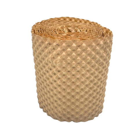 Kraft Bubble Paper Roll - 28 cm x 50 m, Natural Brown