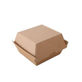 Kraft Cardboard Takeaway Box - 113 x 111 x 100 mm, Pack of 200