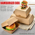 Kraft Cardboard Takeaway Box - 205 x 106 x 76 mm, Pack of 200 - view 2