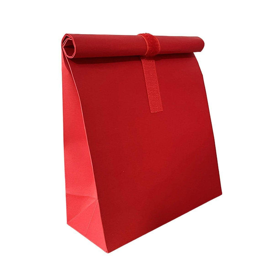 Kraft Paper Bags 17 x 10 x 31 cm, Pack of 20 - Red