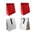 Kraft Paper Bags 17 x 10 x 31 cm, Pack of 20 - White - view 3