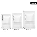 Kraft Paper Bags with Clear Window, Pack of 100 - 12 x 20 cm - view 4