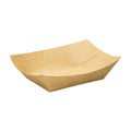Kraft Paper Boat Food Trays, Pack of 200 - Size 3 (Top 15 x 12 cm)