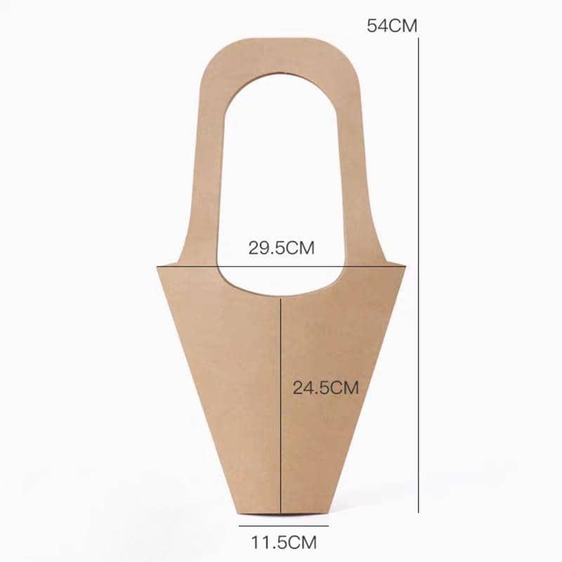 Kraft Paper Bouquet Bags for Flowers, Pack of 40 - Large (29.5 x 54 x 11.5 cm) - view 4