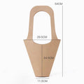 Kraft Paper Bouquet Bags for Flowers, Pack of 40 - Small (19 x 35 x 7.5 cm) - view 4