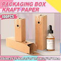 Kraft Paper Boxes - Medium, 3.3 x 3.3 x 12.5 cm, Pack of 100 - view 2