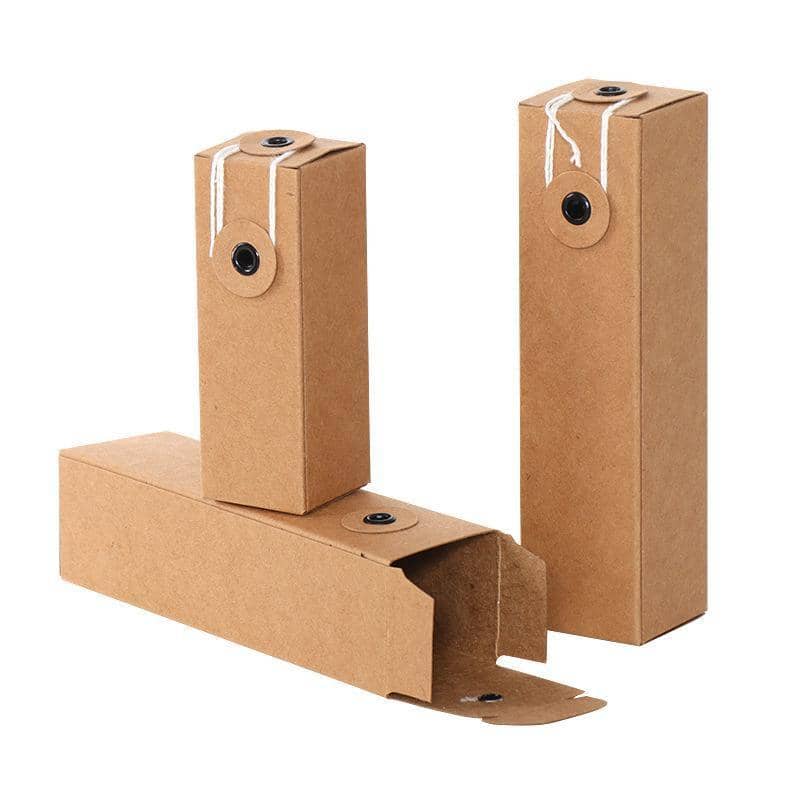 Kraft Paper Boxes - Medium, 3.3 x 3.3 x 12.5 cm, Pack of 100 - view 3