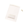 Kraft Paper Candy Bags with Window, Snowflake Design, Pack of 10 - White