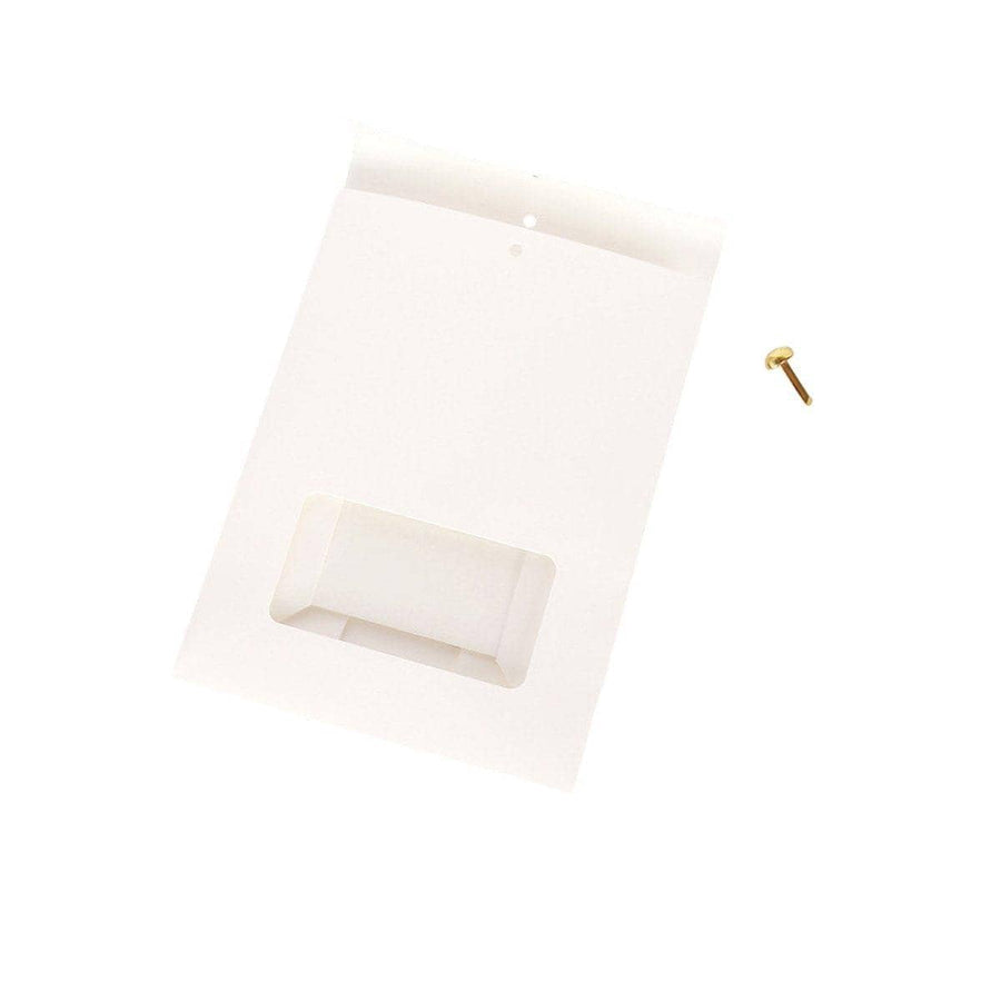 Kraft Paper Candy Bags with Window, Snowflake Design, Pack of 10 - White