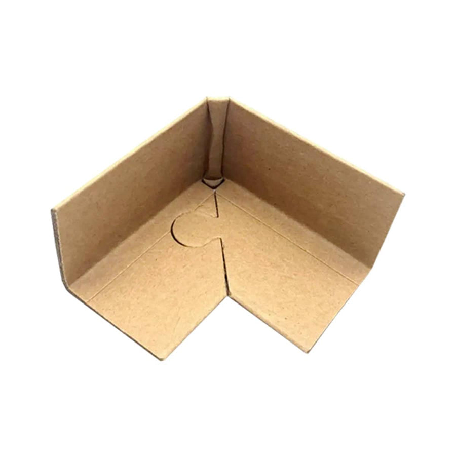 Kraft Paper Cardboard Corner Protectors, 90 Degree - 30 x 30 x 3 mm, Pack of 100