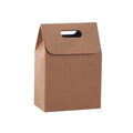 Kraft Paper Christmas Gift Bags - Pack of 100, 14 x 8 x 21 cm