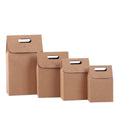 Kraft Paper Christmas Gift Bags - Pack of 100, 16 x 9 x 28 cm - view 3