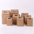 Kraft Paper Christmas Gift Bags - Pack of 100, 16 x 9 x 28 cm - view 5