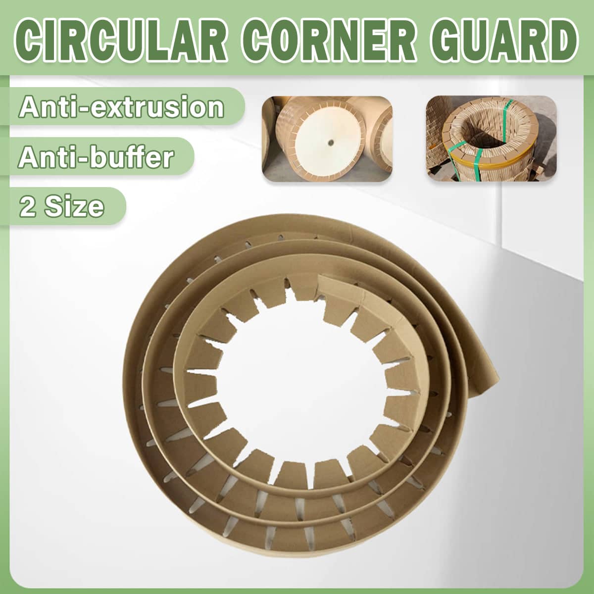 Kraft Paper Coil Edge Guard Corner Protector - 50 x 40 mm - view 2