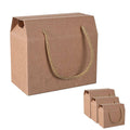 Kraft Paper Cookie Boxes with Rope Handle, Pack of 20 - Medium (18 x 10 x 12 cm) - view 3