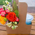 Kraft Paper Cup Holders, Pack of 100 - Single Hole Holder - view 5