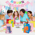 Kraft Paper Dinosaur Party Bags for Birthdays - Pack of 100 - view 4