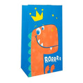 Kraft Paper Dinosaur Party Bags for Birthdays - Pack of 100 - view 5