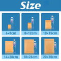 Kraft Paper Foil Storage Pouches, 250 Pack - 8 x 12 cm - view 4