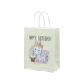 Kraft Paper Gift Bags for Kids - 15 x 8 x 21 cm, Style DJS, Pack of 50