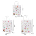 Kraft Paper Gift Bags for Kids - 15 x 8 x 21 cm, Style DJS, Pack of 50 - view 4