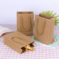 Kraft Paper Gift Bags with Rope Handles, Pack of 25 - 19 x 13 x 6 cm - view 5