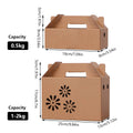 Kraft Paper Gift Boxes for Birthday and Wedding Pack of 20 - 25 x 17 x 13 cm - view 4