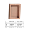 Kraft Paper Gift Boxes with PVC Window, 50 Pack - A2, 17.4 x 14 x 4.4 cm - view 4