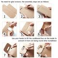 Kraft Paper Gift Boxes with Window and Handle, Pack of 24 - Size M (8 cm Wide, 19 cm High) - view 5