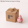 Kraft Paper Gift Boxes with Window and Rope Handles, Pack of 20 - 12.5 x 12.5 x 12.5 cm - view 5