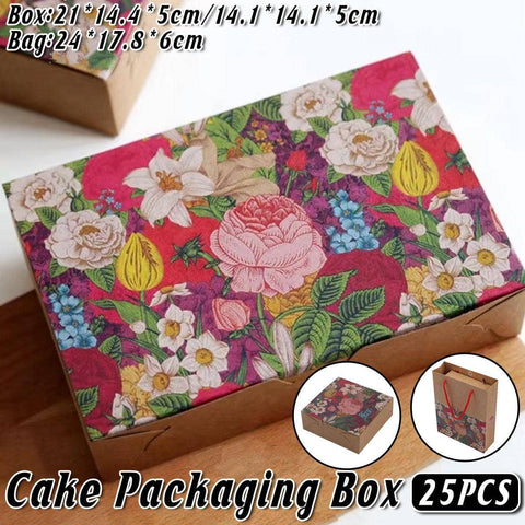 Kraft Paper Mooncake Hand-Carry Bags, Pack of 25 - Bag - view 2