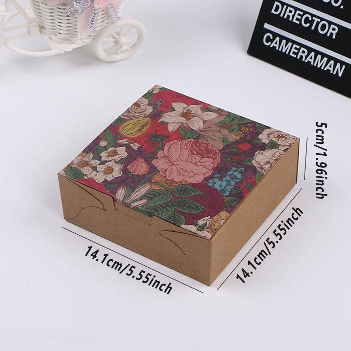 Kraft Paper Mooncake Hand-Carry Bags, Pack of 25 - Bag - view 4