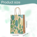 Kraft Paper Party Gift Bags with Leaf Pattern, Pack of 32 - view 3
