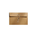 Kraft Paper String Tie File Envelopes - 17 x 11.5 cm Landscape