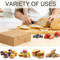 Kraft Paper Takeaway Boxes - 20 Pack, 21.5 x 21.5 x 6.5cm - view 5