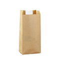 Kraft Paper Takeaway Bread Bags with Window - 30 x 12 x 9 cm, Pack of 200