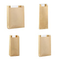 Kraft Paper Takeaway Bread Bags with Window - 30 x 12 x 9 cm, Pack of 200 - view 3