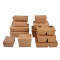 Kraft Paper Takeaway Lunch Box - 750 ml, 164 x 128 x 38 mm, Pack of 200 - view 3