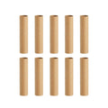 Kraft Paper Tubes, 5.7 x 50 cm - Pack of 10, Natural Brown
