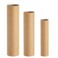 Kraft Paper Tubes, 5.7 x 50 cm - Pack of 10, Natural Brown - view 3