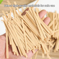 Kraft Paper Twist Ties with Wire Core, Pack of 1000 - White, 15cm - view 5