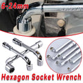 L-Shaped Elbow Socket Wrench - 6mm, 117mm Long - view 2