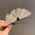 Lace Bow Hair Clips for Women, Pack of 2 - Black - view 4