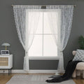 Lace Curtain for Bedroom Window and Door, Privacy Sheer - 145 x 100 cm - view 4