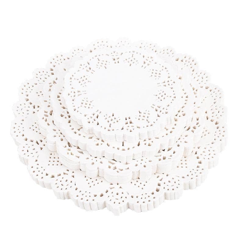 Lace Paper Doilies, Round Baking Liners - 19 cm, Pack of 250 - view 3