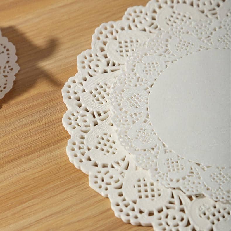 Lace Paper Doilies, Round Baking Liners - 19 cm, Pack of 250 - view 5