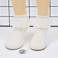 Lace Ruffle Ankle Socks for Girls - Light Blue, XL (Foot Length 20-22 cm) - view 4