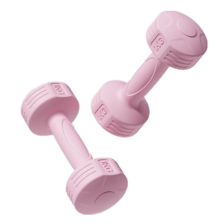 Ladies 1 kg Dumbbells for Home Workouts and Yoga, Pair - Pink