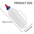Lamb Feeding Bottle with Handle and Rubber Teat, 1000 ml Livestock Milk Bottle - view 3